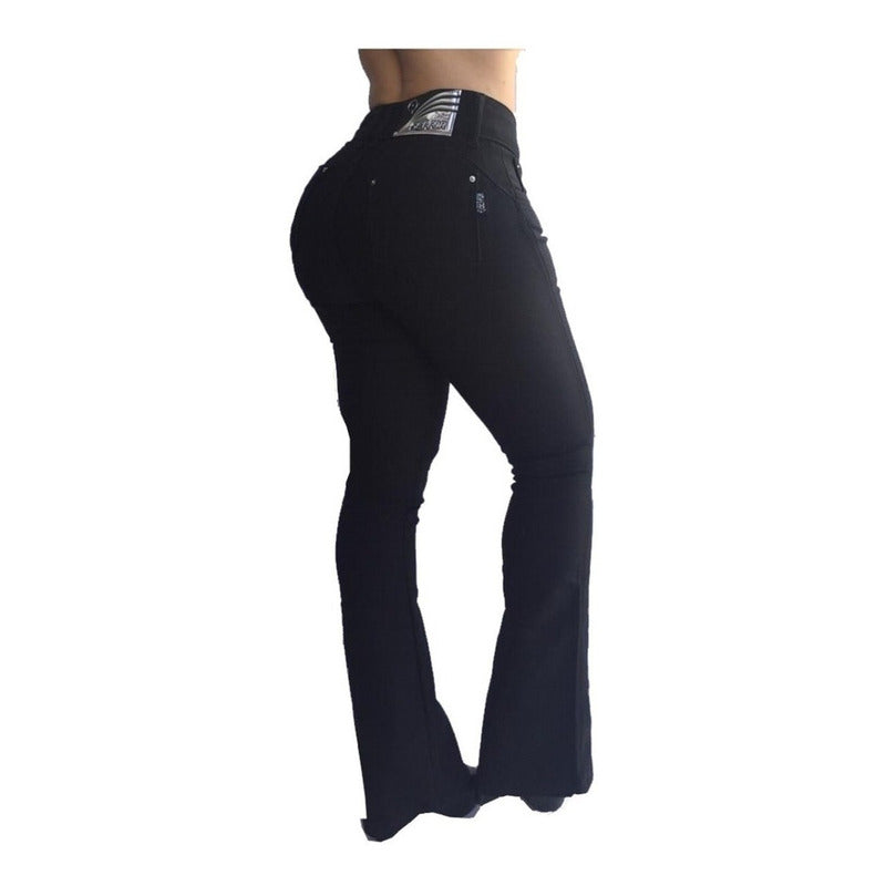 Calça Barra Larga Lycra Flare Bojo Removível Original