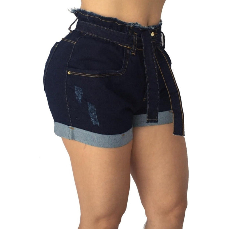 Short Curto Jeans Lycra Bojo Bumbum Original Nova Coleção